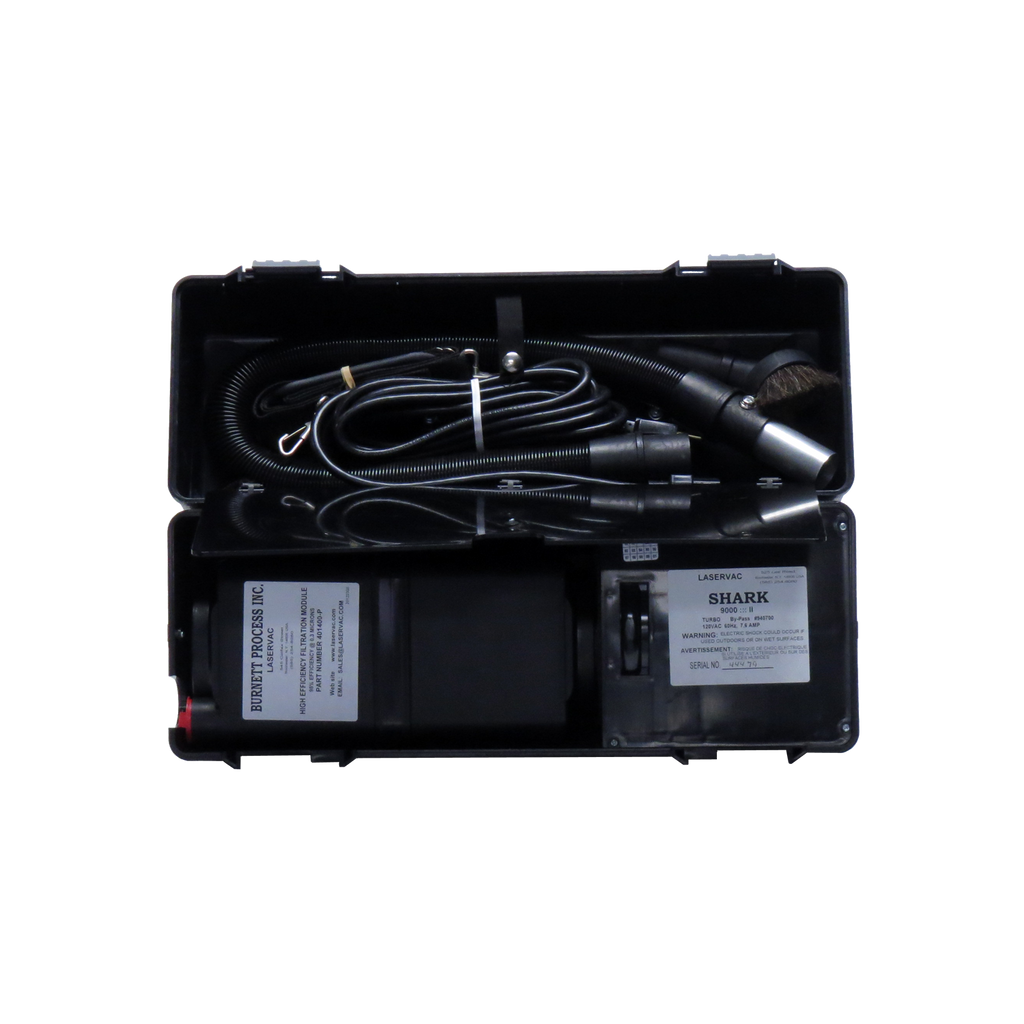 LaserVac Shark 9000-II (1 speed) ESD Vacuum & Kit 120V – Burnett Process,  Inc